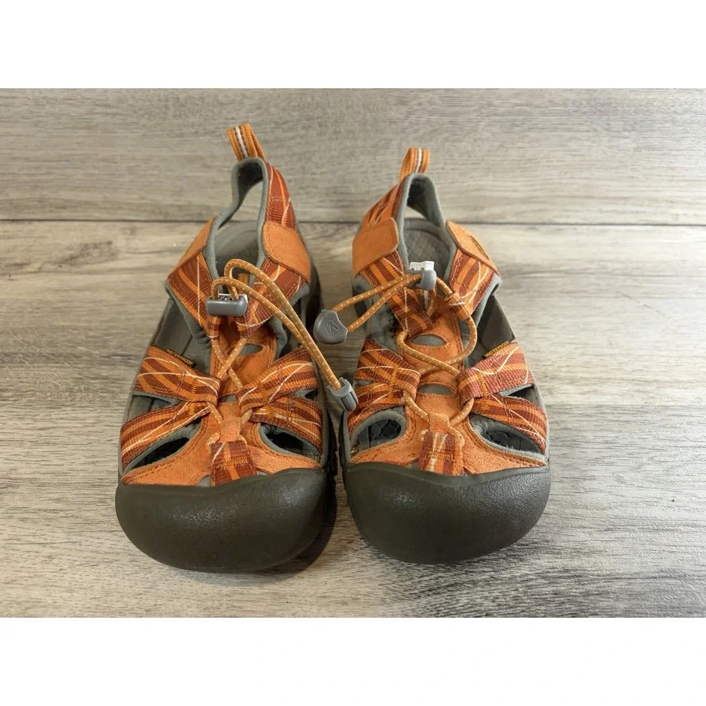 Keen Venice H2 Sandals Womens Size 6 Shoes Orange Strappy‎ Hiking Waterproof